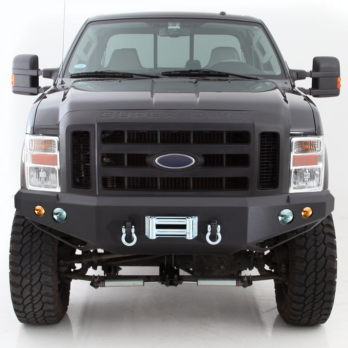 Smittybilt 612830 | M-1 Front Bumper for 2008-2010 Ford F250 / F350 Superduty w/ S4 Spot and Flood Lights