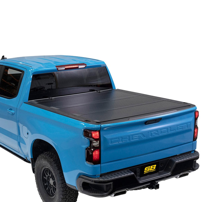 Smittybilt Bed Guard Folding Tonneau Cover - 2710001 | Chevrolet; GMC 2019-2022
