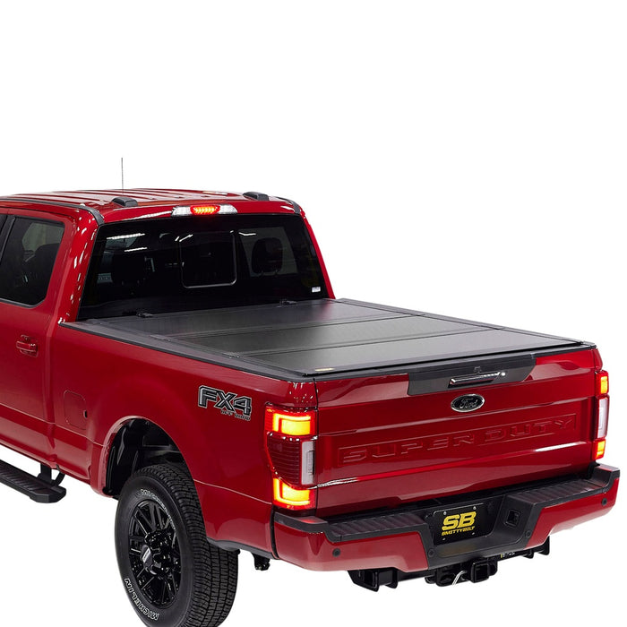 Smittybilt Bed Guard Folding Tonneau Cover - 2730002 | Ford F-250 Super Duty; F-350 Super Duty 2017-2022