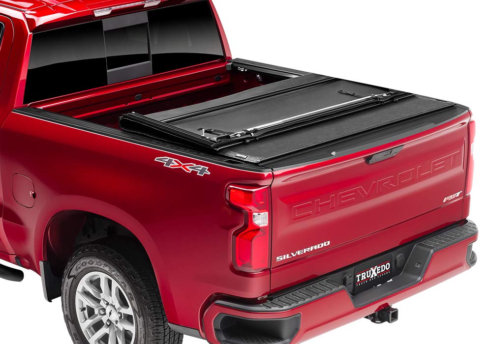 TruXedo Deuce Hybrid Truck Bed Tonneau Cover | 773201 | 2019-2024 Chevy/GMC Silverado/Sierra, works w/ MultiPro/Flex tailgate 6' 7" Bed (79.4")