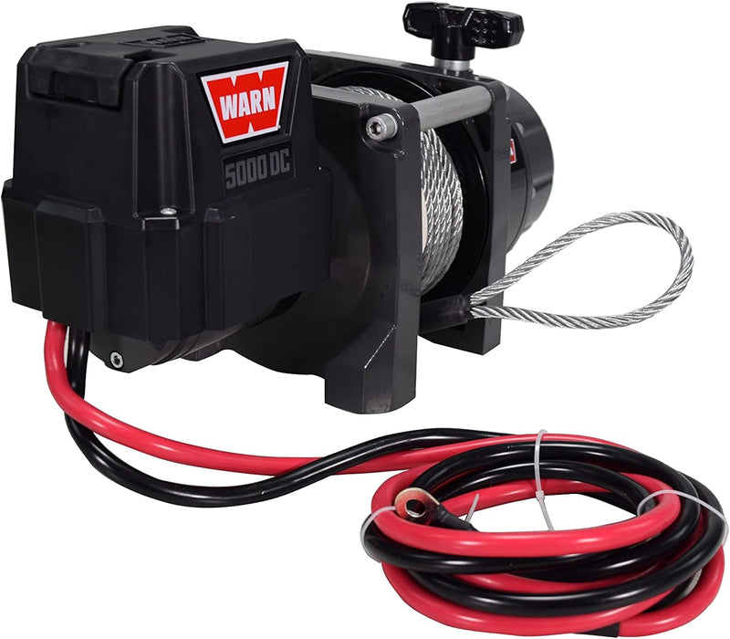 WARN 99963 5000 DC Series 12V Electric Winch, Black