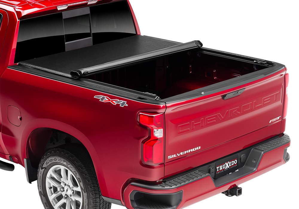 TruXedo Deuce Hybrid Truck Bed Tonneau Cover | 773201 | 2019-2024 Chevy/GMC Silverado/Sierra, works w/ MultiPro/Flex tailgate 6' 7" Bed (79.4")