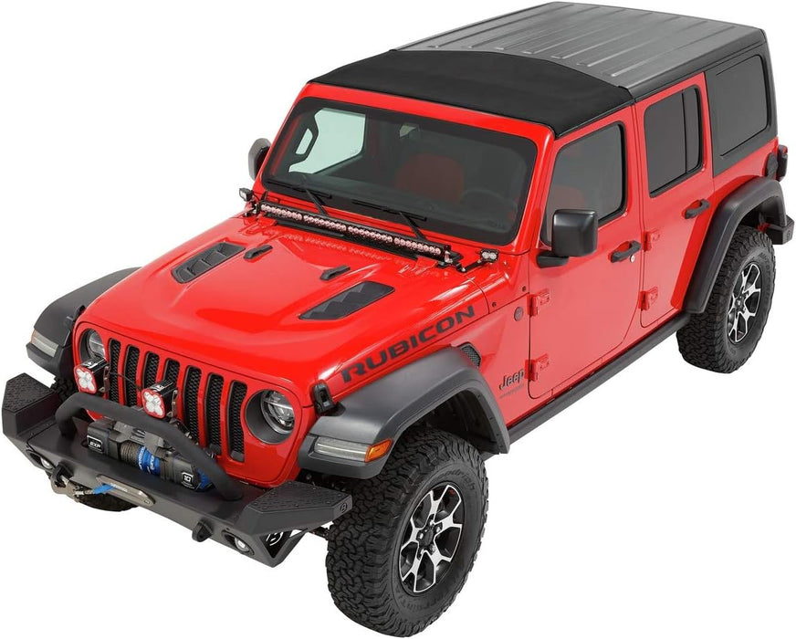 Bestop 5245417 Black Twill Sunrider for Hardtop 2018-Current Jeep Wrangler JL & Jeep Gladiator