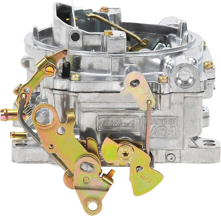 Edelbrock 1405 Performer 600 CFM Square Bore 4-Barrel Air Valve Secondary Manual Choke New Carburetor