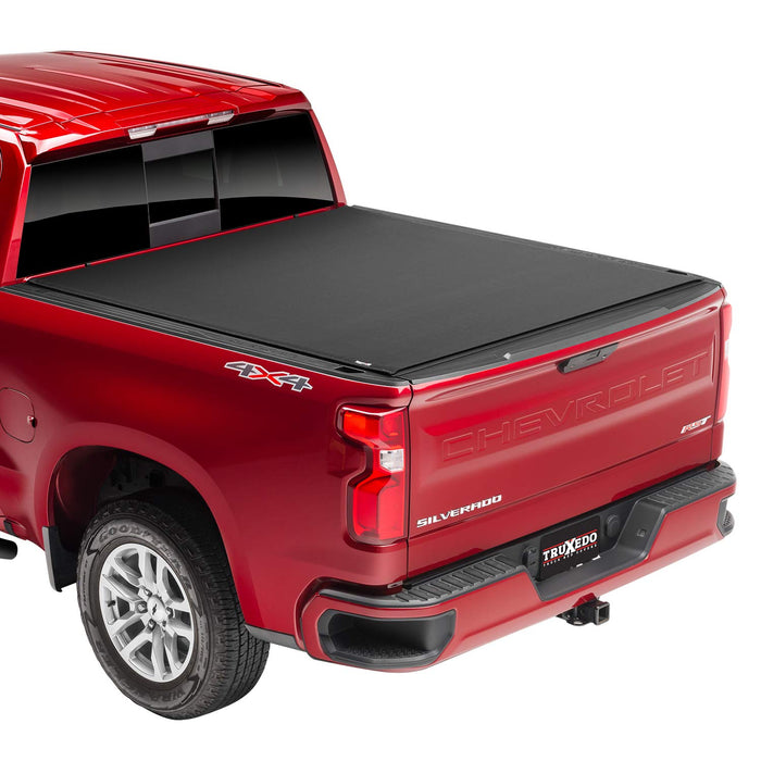 TruXedo Sentry CT Hard Rolling Truck Bed Tonneau Cover | 1572616 | 2019-2024 Chevy/GMC Silverado/Sierra, works w/ MultiPro/Flex tailgate 6' 7" Bed (79.4")