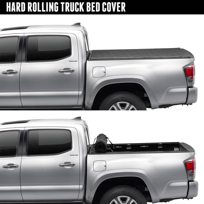 TruXedo Sentry Hard Rolling Truck Bed Tonneau Cover | 1572401 | 2019-2024 Chevy/GMC Silverado/Sierra, works w/ MultiPro/Flex tailgate (Will not fit Carbon Pro Bed) 5' 10" Bed (69.9")