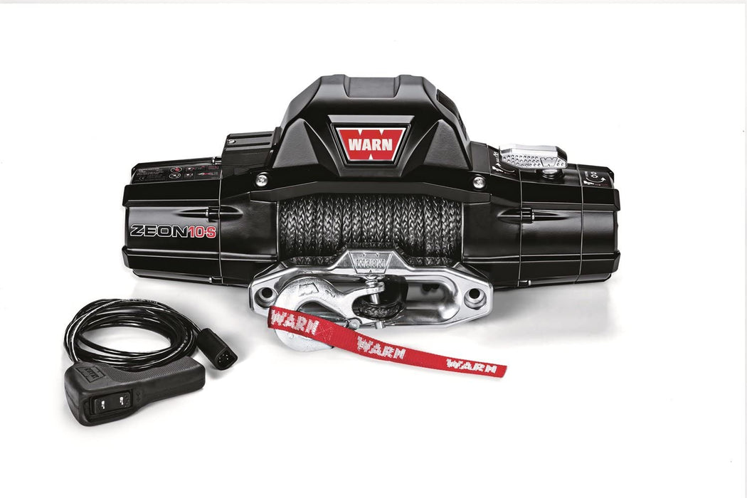 Warn 89611 ZEON 10-S Winch with Synthetic Rope - 10,000 lb. Capacity