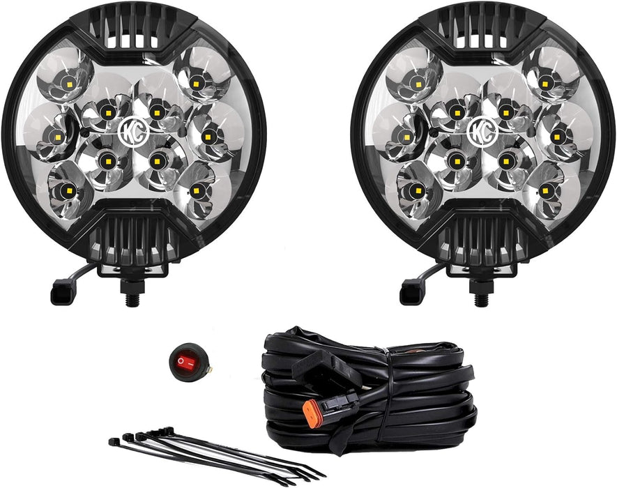 100 SlimLite LED Black Spot Beam - Pair Pack System