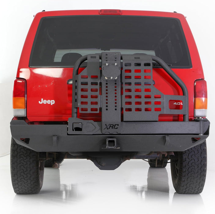 Smittybilt 76851 XRC Rear Bumper and Tire Carrier for 1984-2001 Jeep Cherokee XJ