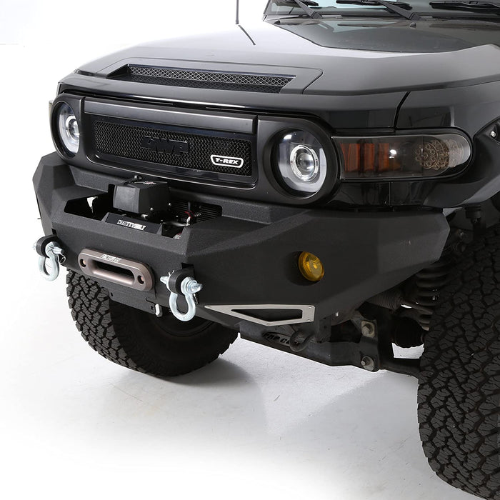 Smittybilt 612850 | M-1 Front Bumper for 2007-2015 Toyota FJ Cruiser w/ S4 Spot and Flood Lights