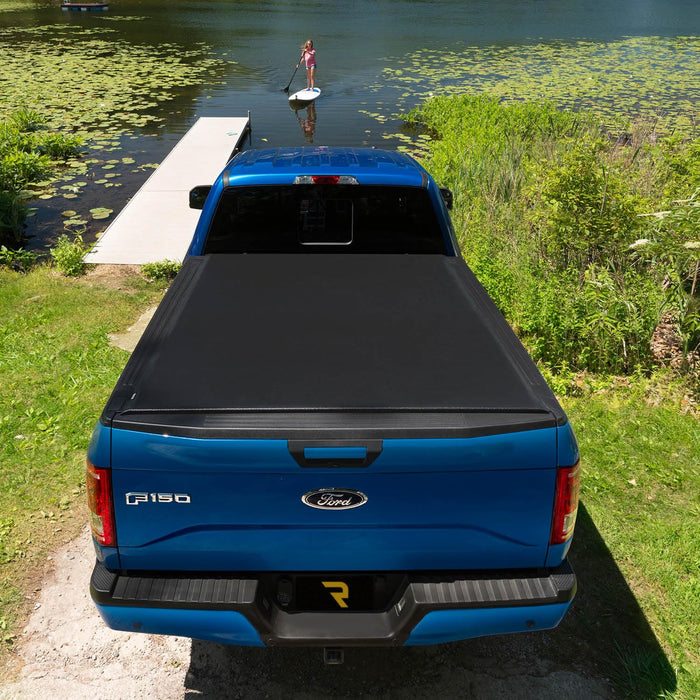 TruXedo Lo Pro Soft Roll Up Truck Bed Tonneau Cover | 572601 | 2019-2024 Chevy/GMC Silverado/Sierra, works w/ MultiPro/Flex tailgate 6' 7" Bed (79.4")