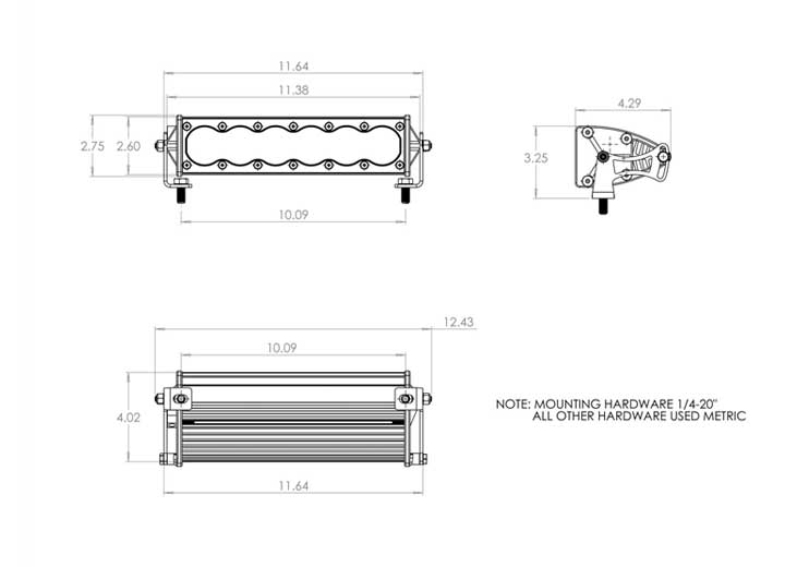 Baja Designs 451013 OnX6+ LED Light Bar 10-inch