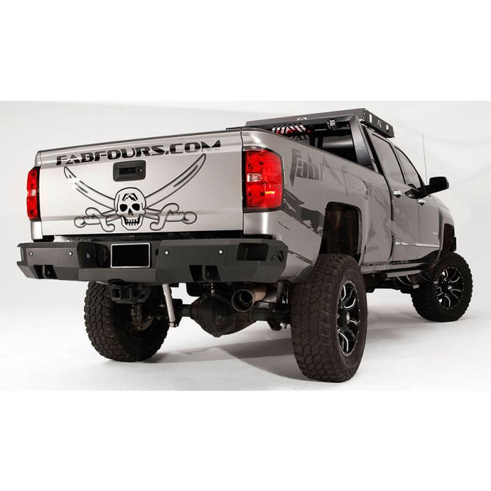 Fab Fours CH14-W3051-1 Premium Rear Bumper for Chevy Silverado 2500HD/3500 2015-2019