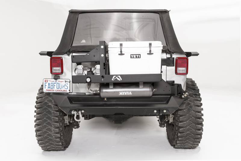 Fab Fours JK2040-B Air Compressor Yeti Tundra 35 Cooler Mount for Jeep Wrangler JK 2007-2018