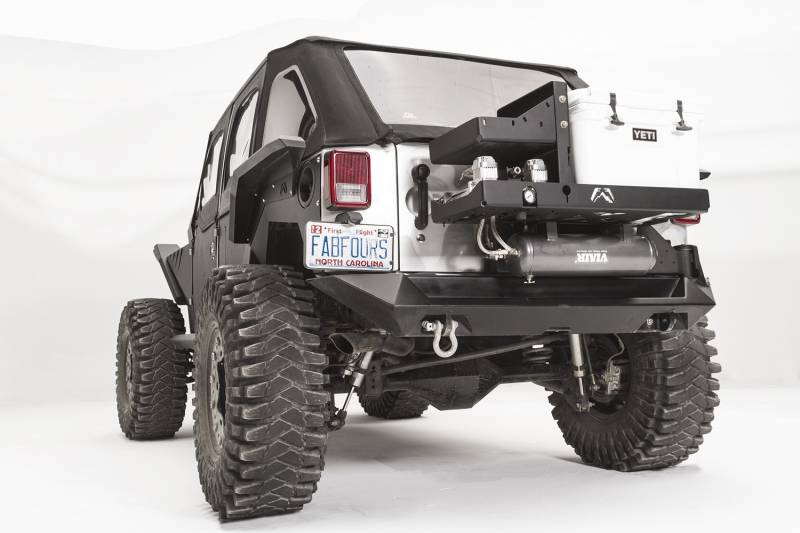 Fab Fours JK2040-B Air Compressor Yeti Tundra 35 Cooler Mount for Jeep Wrangler JK 2007-2018