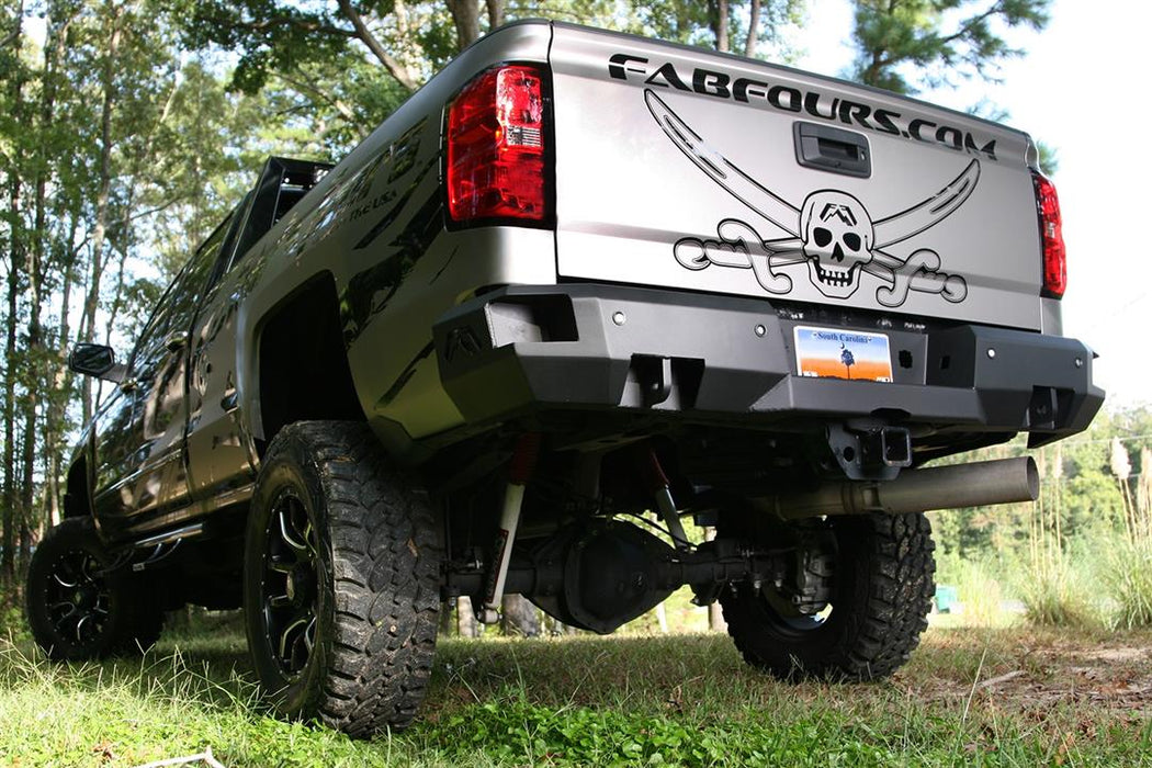 Fab Fours CH14-W3051-1 Premium Rear Bumper for Chevy Silverado 2500HD/3500 2015-2019