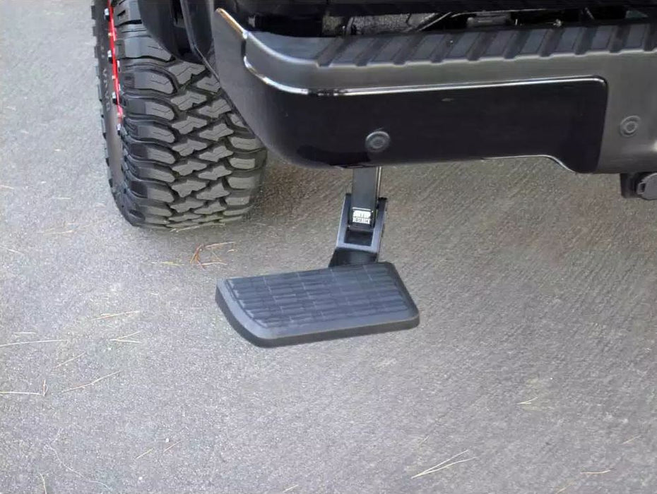 AMP Research 75312-01A Retractable Bumper-Step / Bed-Step | 2015 - 2020 Ford F-150