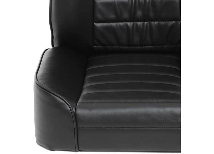 Smittybilt Standard Bucket Front Seat (Black Vinyl) - 44901