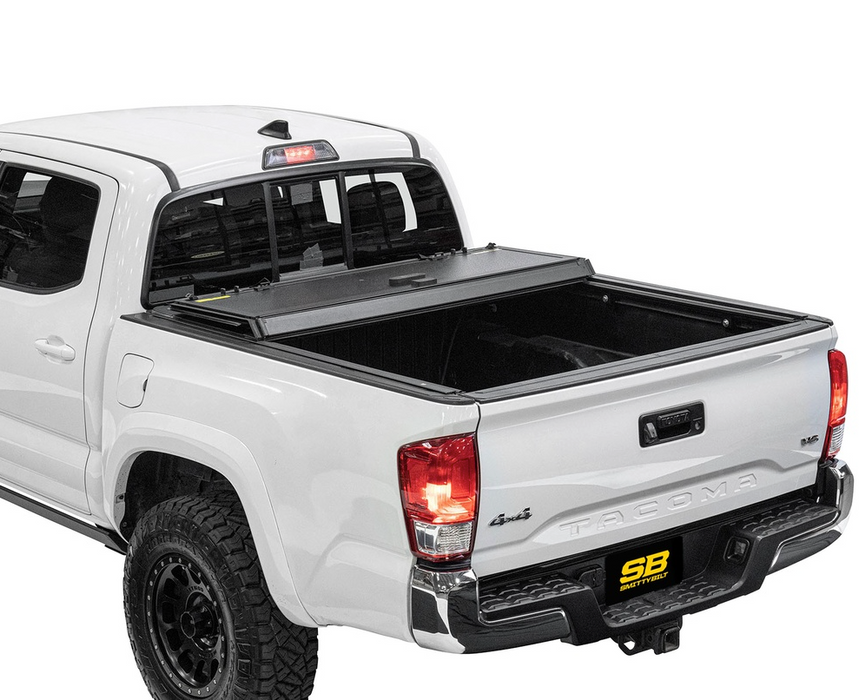 Smittybilt Bed Guard Folding Tonneau Cover - 2740001 | Toyota Tacoma 2016-2022