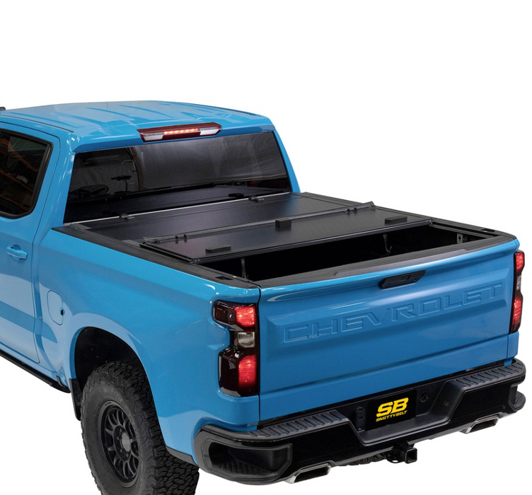 Smittybilt Bed Guard Folding Tonneau Cover - 2710001 | Chevrolet; GMC 2019-2022