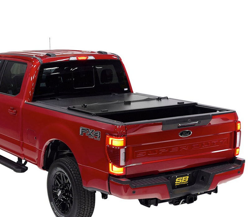 Smittybilt Bed Guard Folding Tonneau Cover - 2730002 | Ford F-250 Super Duty; F-350 Super Duty 2017-2022