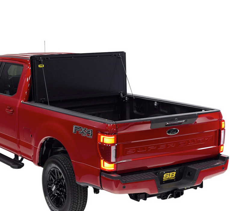 Smittybilt Bed Guard Folding Tonneau Cover - 2730002 | Ford F-250 Super Duty; F-350 Super Duty 2017-2022