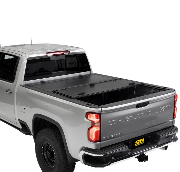 Smittybilt Bed Guard Folding Tonneau Cover - 2710003 | Chevrolet; GMC 2019-2022