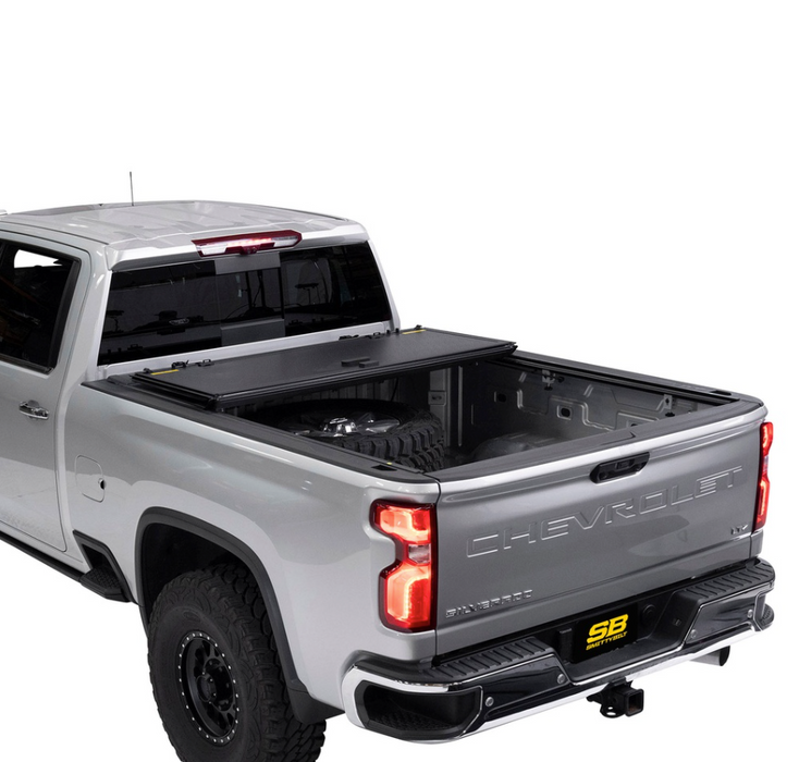 Smittybilt Bed Guard Folding Tonneau Cover - 2710003 | Chevrolet; GMC 2019-2022