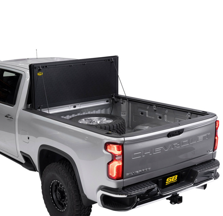 Smittybilt Bed Guard Folding Tonneau Cover - 2710003 | Chevrolet; GMC 2019-2022