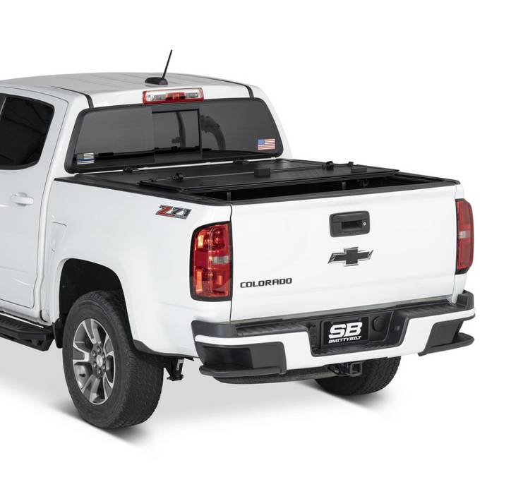 Smittybilt Bed Guard Folding Tonneau Cover - 2710005 | Chevrolet; GMC 2015-2022