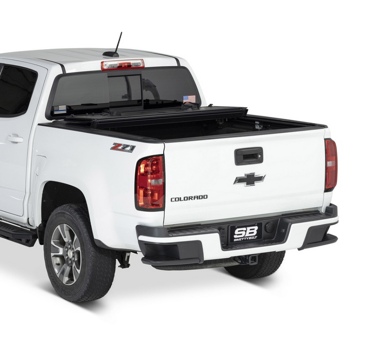 Smittybilt Bed Guard Folding Tonneau Cover - 2710005 | Chevrolet; GMC 2015-2022