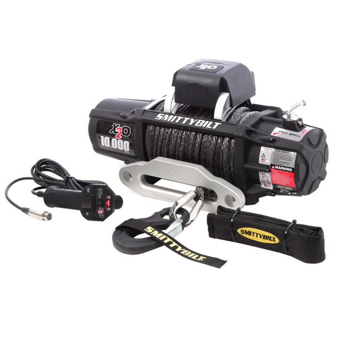 Smittybilt 98510 X2O GEN2 10K Waterproof Wireless Winch w/ Synthetic Rope