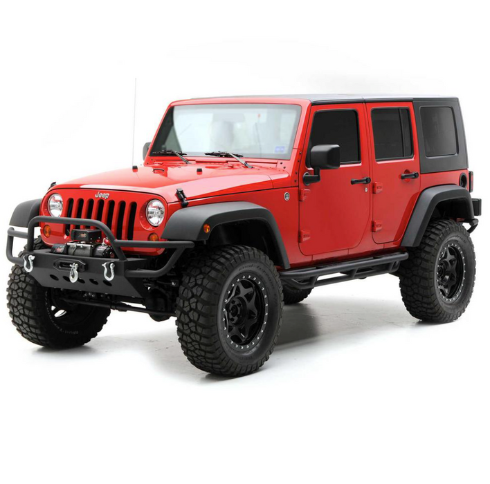 Smittybilt Rock Crawler Side Armor (Black) - 76634 | Jeep Wrangler 2007-2018