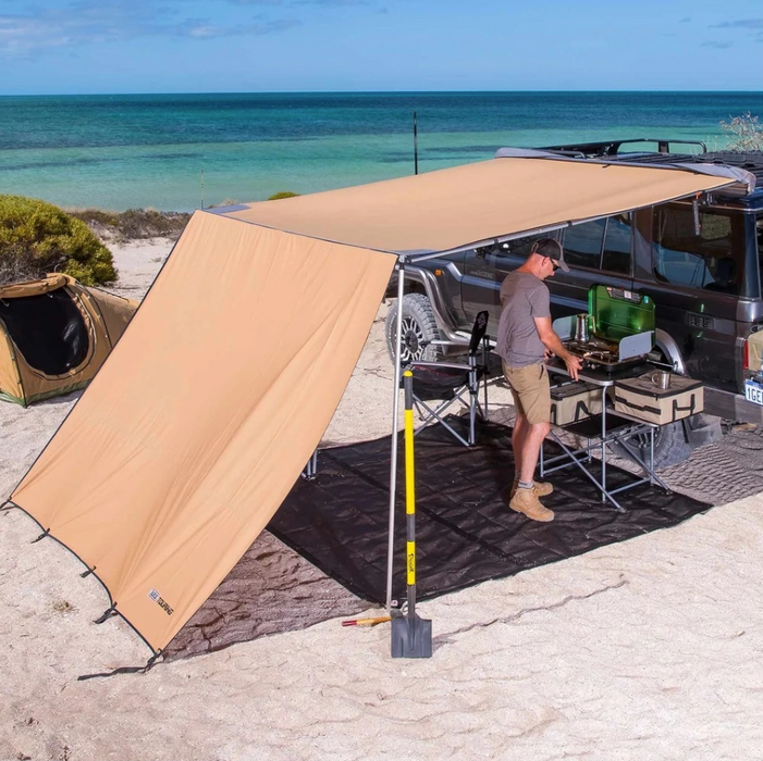 ARB 4x4 814301 | Rooftop Retractable Awning with Led Light Strip (49 x 82")