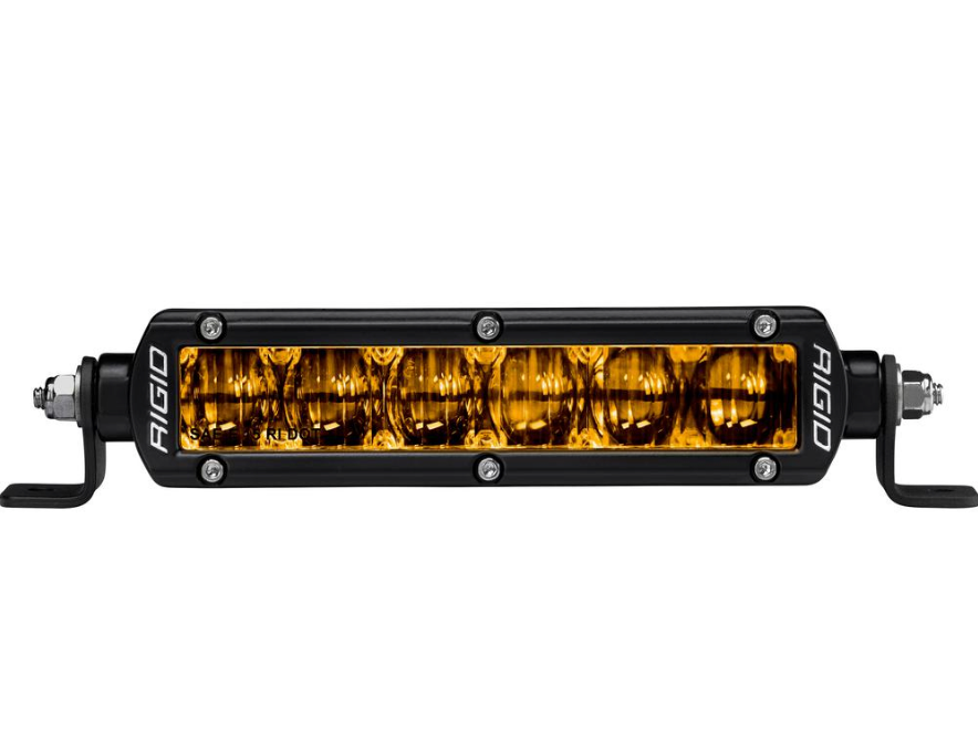 Rigid Industries 906704 SR-Series DOT/SAE J583 6-inch Selective Yellow LED Fog Light Pair