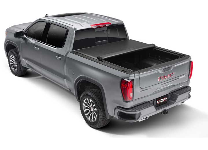 TruXedo Lo Pro Soft Roll Up Truck Bed Tonneau Cover | 572601 | 2019-2024 Chevy/GMC Silverado/Sierra, works w/ MultiPro/Flex tailgate 6' 7" Bed (79.4")