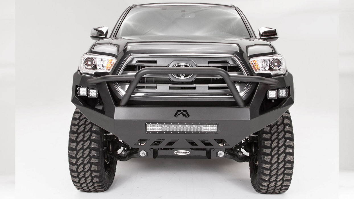 Fab Fours TT16-D3652-1 Toyota Tacoma 2016-2021 Vengeance Front Bumper with Pre-Runner Guard