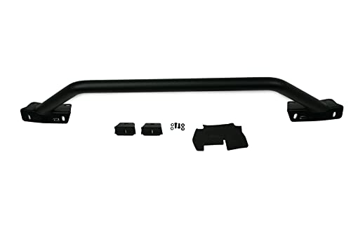 DV8 Offroad Factory Steel Bumper Bull Bar for 2021-2023 Ford Bronco | Low-Profile Design | 2 Adjustable LED Light Mounts | No Drill Installation