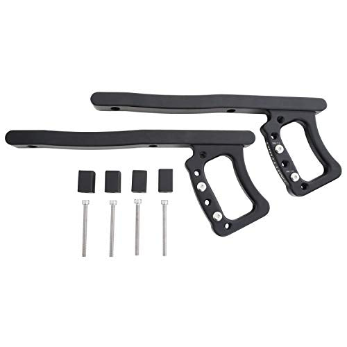 Smittybilt 76932 Aluminum Grab Handles for 2007-2018 Jeep JK 2/4-Door, Black, Rear Pair