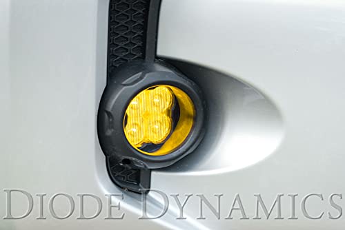 Diode Dynamics SS3 LED Fog Light Kit compatible with Toyota 4Runner 2014-2023, Yellow SAE Fog Sport