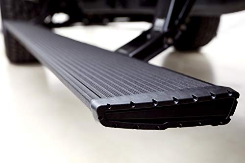 AMP Research 78254-01A PowerStep Xtreme Running Boards Plug N Play System for 2019-2021 Chevrolet Silverado/GMC Sierra, 2020-2021 Chevrolet Silverado/GMC Sierra 2500/3500, Double and Crew Cab , Black