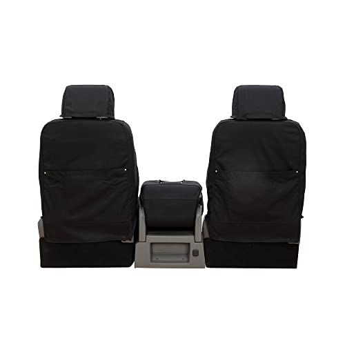 Covercraft Carhartt Super Dux SeatSaver Custom Seat Covers | SSC3475COBK | 1st Row 40/20/40 Bench Seat | Compatible with Select Chevrolet Silverado/GMC Sierra 1500/2500/3500 Models | Black