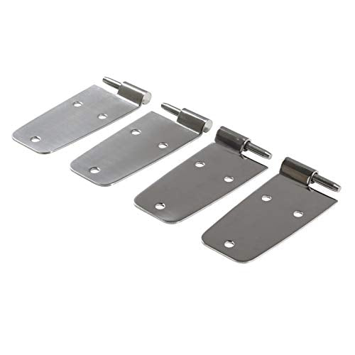 Smittybilt 7420 Door Hinge Set, 76-93 CJ/YJ Full Doors Stainless - Set of 4