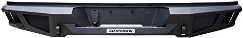 Go Rhino 28173T Textured Black Powder Coat Finish Rear Replacement Bumper (BR20)