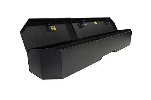 Tuffy Security Products Rear Underseat Lockbox - '19-22 Silverado/Sierra 1500 ('19 New Body Style) / '20-22 2500HD/3500HD; w/Crew, Extended Cab (Black)