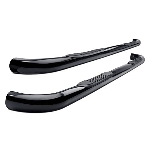 Steelcraft 221100 3 in. Round Side Bar Black Powdercoat 3 in. Round Side Bar