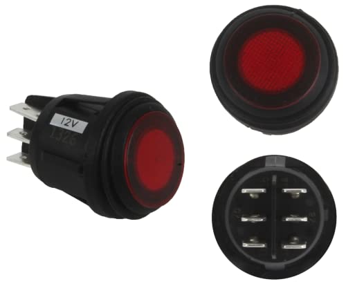 Rigid Industries 40181 | 3-Position Cherry Rocker Switch: Indicator Light Switch