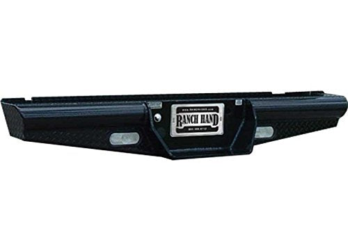 Ranch Hand BBF080BLSL Rear Bumper with Skirts, Lights and Sensor for Ford HD