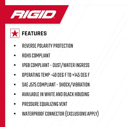 Rigid Industries E-Series PRO LED Light, Spot/Flood Optic Combo, 30 Inch, Black Housing