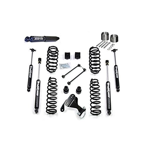 Teraflex : 2012-2018, 2.5" Lift Kit, 4DR Unlimited with Shocks, Exhaust Spacers, Steering Stabilizer, Includes: 1251000, 1513001, 2610000